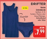 Herren Unterwäsche Angebote von Drifter bei Marktkauf Schwabach für 7,99 €