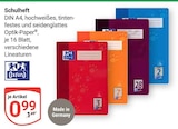 Schulheft Angebote von Oxford bei GLOBUS Siegen für 0,99 €