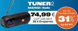 TUNER2 DAB/DAB+-Radio von  im aktuellen EDEKA Prospekt für 74,99 €