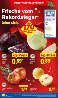 Äpfel im aktuellen Lidl Prospekt (Göttingen) Äpfel im Lidl Prospekt "LIDL LOHNT SICH" mit 73 Seiten (Göttingen)