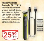One Blade Bartstyler QP2724/23 Angebote von Philips bei GLOBUS Krefeld für 25,99 €