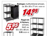 Badregal für 5,95 € bei Möbel AS im Angebot Badregal im aktuellen Möbel AS Prospekt