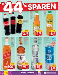 Wasser Angebot im aktuellen Netto Marken-Discount Prospekt auf Seite 20