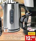 Edelstahl Wasserkocher Angebote von Star bei Netto Marken-Discount Wermelskirchen für 12,99 €