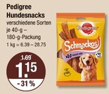 Hundesnacks Angebote von Pedigree bei V-Markt Regensburg für 1,15 €