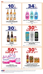 Prix et réduction Monster dans le prospectus Carrefour Market en cours Offre Monster dans le catalogue Carrefour Market du moment à la page 46