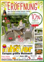 Möbel Inhofer Prospekt "Eröffnung der Gartenmöbel Saison 2020!", 8 Seiten, für Erding, 26.03.2020 - 06.04.2020 Möbel Inhofer Prospekt "Eröffnung der Gartenmöbel Saison 2020!", 8 Seiten, für Erding, 26.03.2020 - 06.04.2020