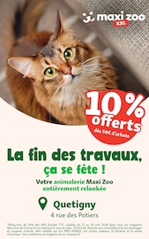 Catalogue Jardineries & Animaleries Maxi Zoo en cours à Chenôve et alentours, "La fin des travaux ça se fête !", 4 pages, 10/06/2026 - 30/06/2026
