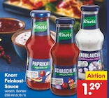 Paprika Sauce von Knorr für 1,29 € bei Netto Marken-Discount im Angebot Paprika Sauce von Knorr im aktuellen Netto Marken-Discount Prospekt