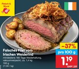 Falsches Filet vom Irischen Weiderind Angebote bei Netto Marken-Discount Falkensee für 1,19 €