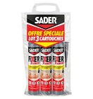 Colle(d) de fixation Sader, fixer sans percer aménagement intérieur 3 x 280 ml - Sader dans le catalogue Castorama