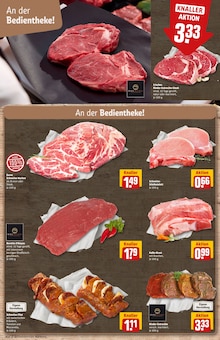 Steak im aktuellen REWE Prospekt (Jena) Steak im REWE Prospekt "Dein Markt" mit 40 Seiten (Jena)