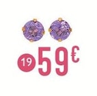 Boucles améthyste à 59,00 € dans le catalogue E.Leclerc
