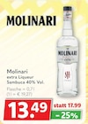 Sambuca im Angebot bei Getränkeland in Rostock Sambuca Angebote von Molinari bei Getränkeland Rostock für 13,49 €
