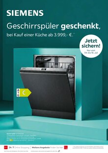 Geschirrspüler im aktuellen XXXLutz Prospekt (Wiesbaden) Geschirrspüler im XXXLutz Prospekt "NR.1 BEI KÜCHEN" mit 24 Seiten (Wiesbaden)