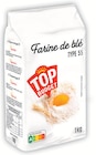 Farine de blé T55 - TOP BUDGET en promo chez Intermarché Hyper Farine de blé T55 - TOP BUDGET dans le catalogue Intermarché Hyper