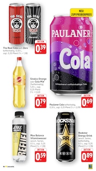 Cola im EDEKA Prospekt "Aktuelle Angebote" mit 49 Seiten (Mannheim)