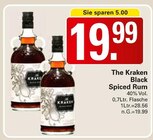 Black Spiced Rum Angebote von Kraken bei WEZ Löhne für 19,99 €
