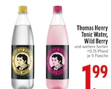 Tonic Water im Angebot bei EDEKA in Augsburg Tonic Water Angebote von Thomas Henry bei EDEKA Augsburg für 1,99 €