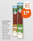 Alm Beisser im Angebot bei tegut in Fulda Alm Beisser Angebote von Greisinger bei tegut Fulda für 1,99 €