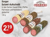 Parmesan im V-Markt Prospekt Salami-Aufschnitt von Sorger im aktuellen V-Markt Prospekt für 2,19 €