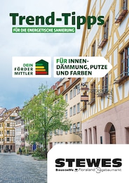 Stewes Baucentrum Prospekt für Essen: "Trend-Tipps FÜR DIE ENERGETISCHE SANIERUNG", 16 Seiten, 01.11.2024 - 10.11.2024