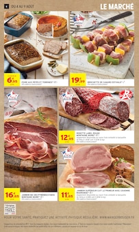 Promotion Rosette dans le prospectus Intermarché Super, valable du 04/08/2026 au 16/08/2026 Promo Rosette dans le catalogue Intermarché Super du moment à la page 6