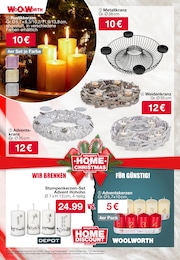 Woolworth Weihnachtsgesteck im Prospekt 