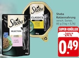 Katzennahrung Angebote von Sheba bei E center Bensheim für 0,49 €