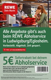 REWE Prospekt "Dein Markt" für Ludwigsburg, 26 Seiten, 13.05.2024 - 18.05.2024
