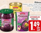 Rotkohl oder mildes Weinsauerkraut von Mildessa im aktuellen EDEKA Prospekt für 1,49 €