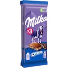 Tablettes de chocolat "X3" - MILKA en promo chez Carrefour Villejuif à 4,79 €