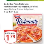 Pizza Ristorante Angebote von Dr. Oetker bei GLOBUS Oberhausen für 1,79 €