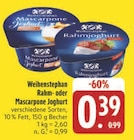 Rahmjoghurt Angebote von Weihenstephan bei EDEKA Weiden für 0,39 €