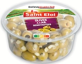 Olives Vertes à l'Ail Dénoyautées - Saint Eloi à 1,43 € dans le catalogue Intermarché Hyper
