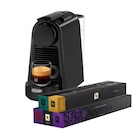 Machine à café Nespresso Essenza Mini EN85.B + 50 capsules - DELONGHI en promo chez Carrefour Perpignan à 89,99 €