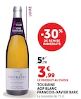 Promo Touraine AOP Blanc à 3,99 € dans le catalogue Super U à Écouen