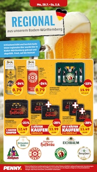 Bier im Penny Prospekt "Wer günstig will, muss Penny." mit 38 Seiten (Kempten (Allgäu))