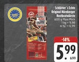 Aktuelles Original Nürnberger Rostbratwürste Angebot bei E center in Fürth ab 5,99 €