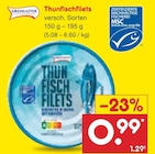 Thunfischfilets im Angebot bei Netto Marken-Discount in Niederkassel Thunfischfilets Angebote von Dreimaster bei Netto Marken-Discount Niederkassel für 0,99 €