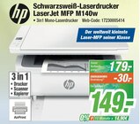 Aktuelles Schwarzweiß-Laserdrucker LaserJet MFP M140w Angebot bei expert in Koblenz ab 149,00 €