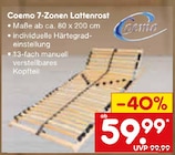 7-Zonen Lattenrost Angebote von Coemo bei Netto Marken-Discount Regensburg für 59,99 €