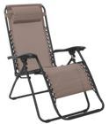 Fauteuil relax "Playa" en promo chez Bazarland Avignon à 34,99 €