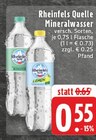 Mineralwasser im Angebot bei E center in Bad Salzuflen Mineralwasser Angebote von Rheinfels Quelle bei E center Bad Salzuflen für 0,55 €