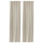 2 Gardinenschals (abdunk.) mit Gardinenband/beige 145x300 cm von VILBORG im aktuellen IKEA Prospekt für 59,99 €