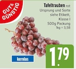 Tafeltrauben rot von Gut & Günstig im aktuellen EDEKA Prospekt für 1,79 €