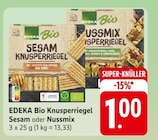 Knusperriegel Sesam oder Nussmix bei EDEKA im Zell Prospekt für 1,00 €