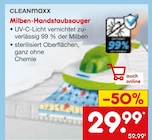 Milben-Handstaubsauger Angebote von CLEANmaxx bei Netto Marken-Discount Bonn für 29,99 €