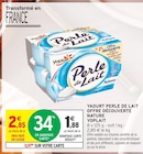 Yaourt Perle de Lait Nature Offre découverte - Yoplait en promo chez Intermarché Super Yaourt Perle de Lait Nature Offre découverte - Yoplait dans le catalogue Intermarché Super