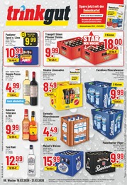 Trinkgut Prospekt für Rietberg mit 10 Seiten Trinkgut Prospekt für Rietberg: "Aktuelle Angebote", 10 Seiten, 16.02.2026 - 21.02.2026